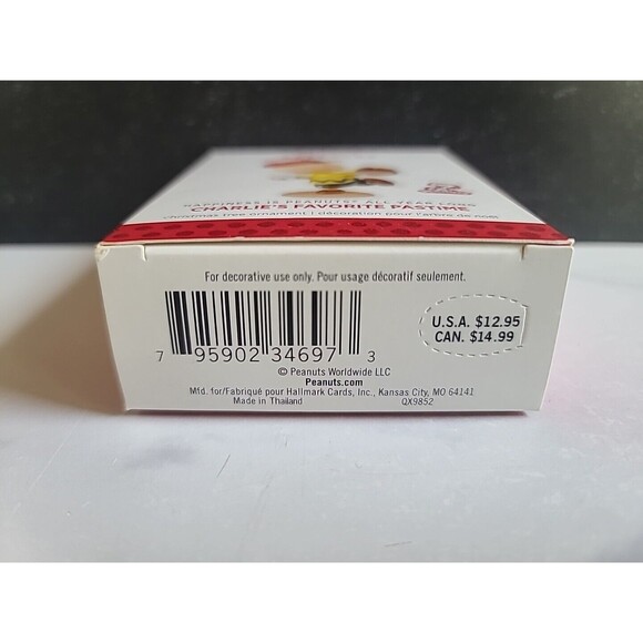 HALLMARK Keepsake Ornament - Peanuts - Charlie’s Favorite Pastime - 2014 - Picture 7 of 10